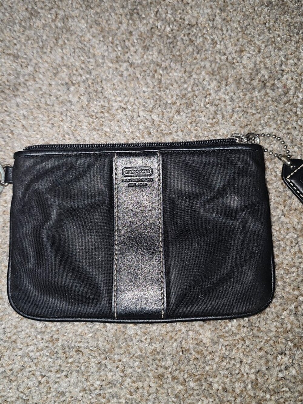 Black Coach Wristlet